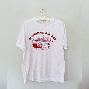 Sleighing all day | holiday Christmas t-shirt